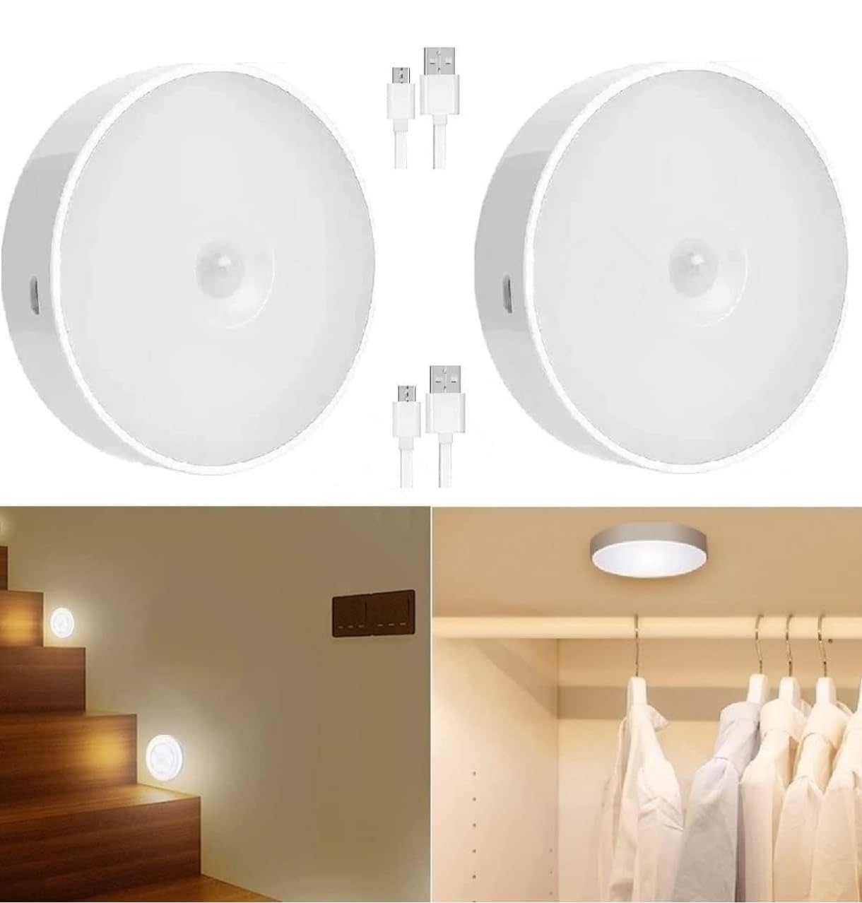 Rechargeable Motion Sensor LED Lamp