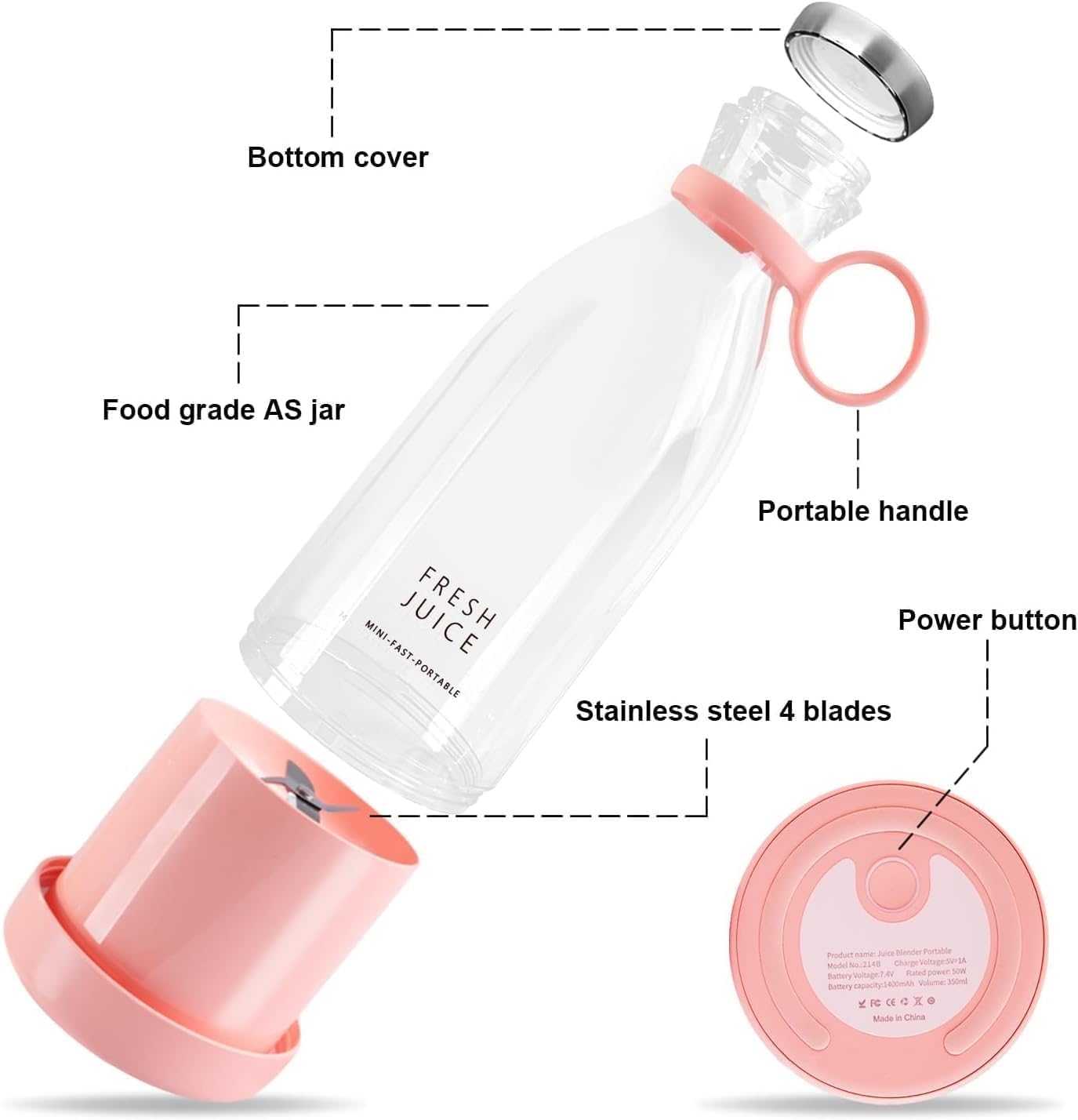 Portable Travel Juice Blender