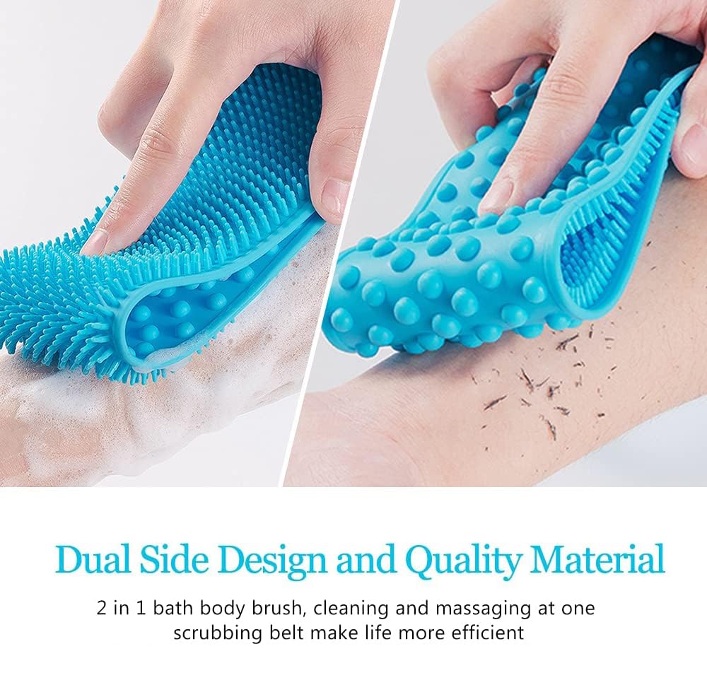Body Scrubber With Handle for Men and Women