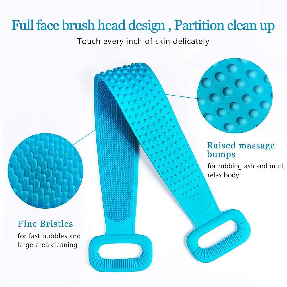 Body Scrubber With Handle for Men and Women