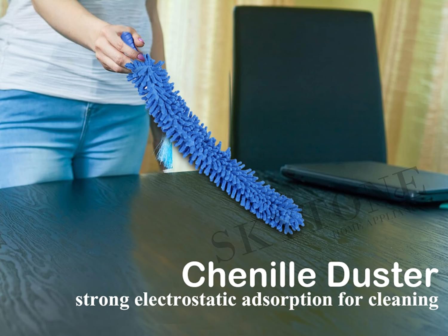 Flexible Fan Cleaning Duster for Multi-Purpose Cleaning Long Rod