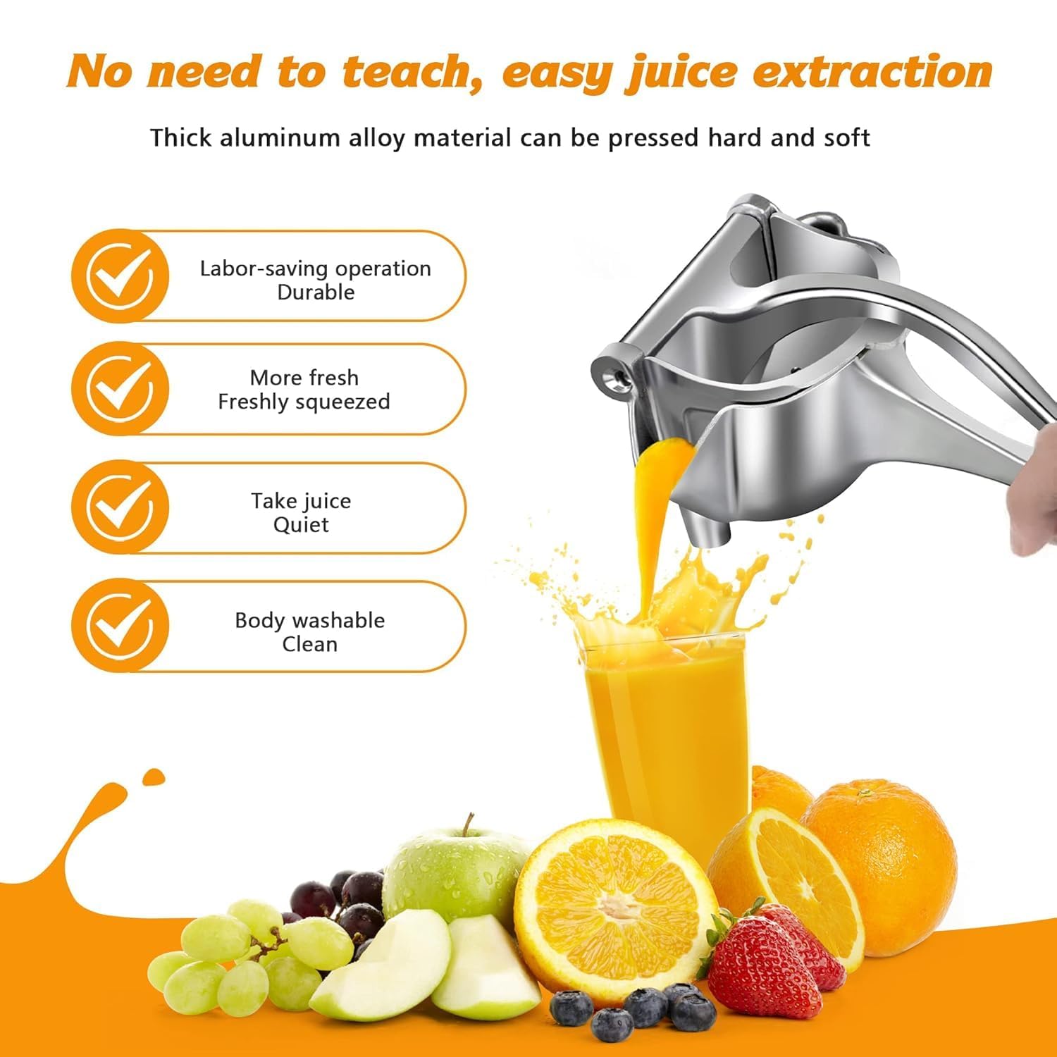 Simple Fruit Juicer Press Squeezer