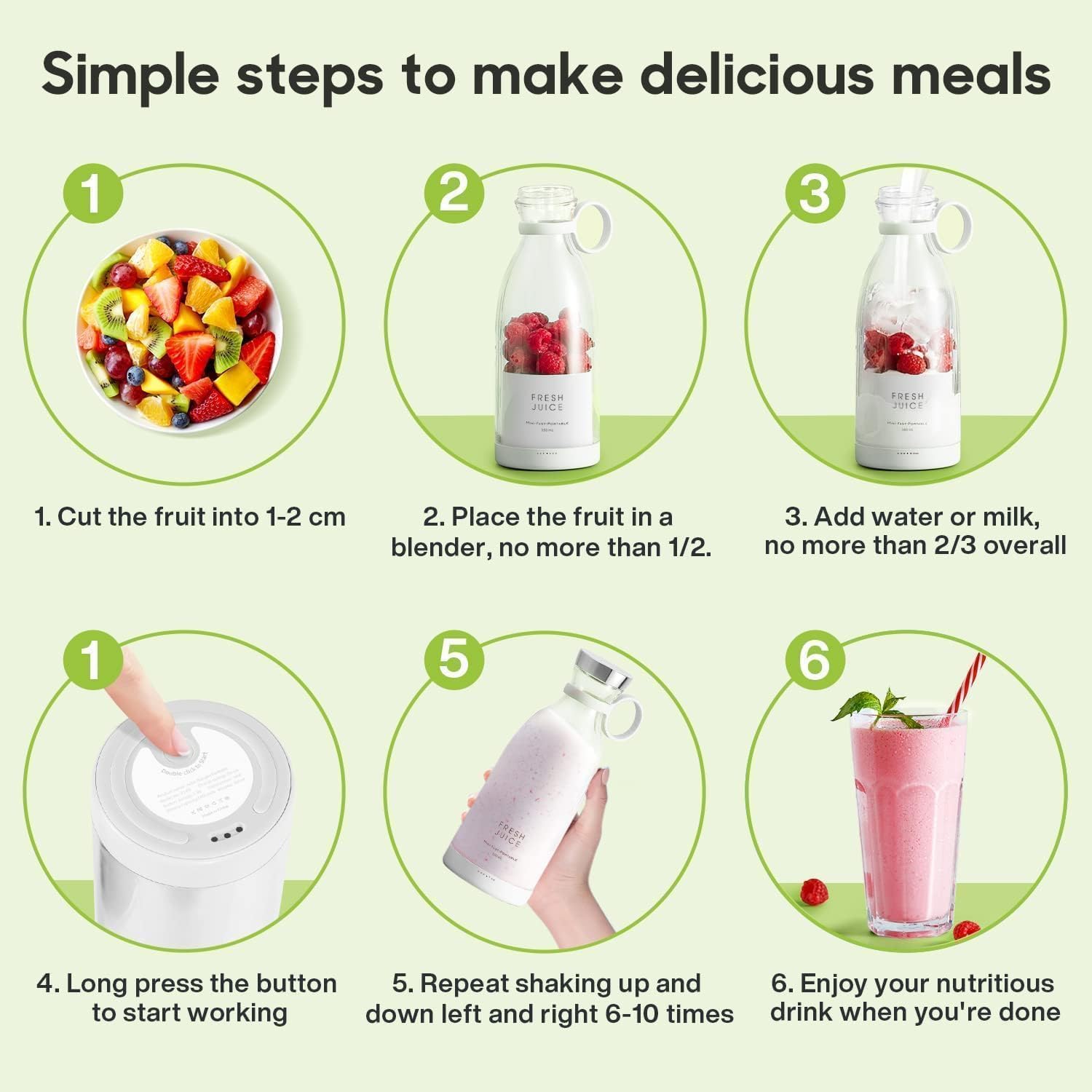 Portable Travel Juice Blender